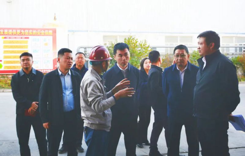 大通縣委副書(shū)記、縣長(zhǎng)馬明旭一行蒞臨工投公司調(diào)研指導(dǎo)